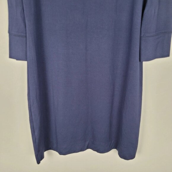 Lilly Pulitzer UPF 50 Sophie Dress Mini 3/4 Sleeve Rayon Stretch Navy Size L NWT - Picture 7 of 12